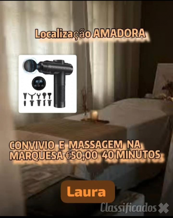 Massagem na mar...